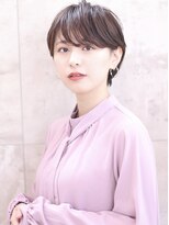 アンド ストーリーズ(&STORIES)&nbsp;大人可愛い小顔ひし形クビレ丸みボブ20代30代40代大人ショート