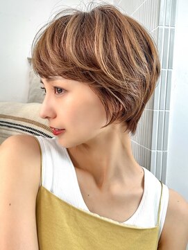 ラフィスヘアー レコ 加古川2号店(Lafith hair leco) 【La fith】ナチュラルブラウン×ハイライト