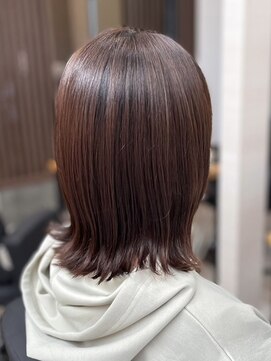 アトリエコア(Atelier Coa) ショートカットショートボブミルクティーベージュカラー前髪なし