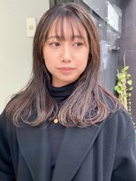 ノラ ウメダ(NORA UMEDA)&nbsp;【NORA UMEDA 高木】外国人風ミルクティーハイライトカラー