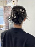 カチモリヘア 韓国セット ヘアセット ヘアアレンジ アップ