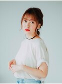 編み込みポニー20代/30代/40代ハレマチ通り