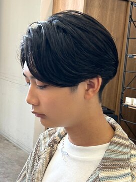 エルマーク(L-MARK) センターパートニュアンスパーマ韓国カルマパーマコンマヘア