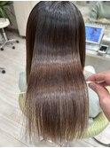 ★縮毛矯正ロング♪コスメストレート髪質改善