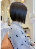 20代30代40代『大人可愛い』切りっぱなしボブ