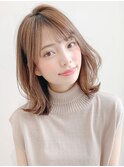 ☆大人可愛いワンカールフェミニンロング結べるボブ#268f0118