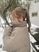 ヘアーコンセプト アイアイオ(HAIR CONCEPT iio) High tone × ponytail