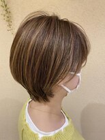 オリーブスバイネオリーブ(Olive's by neolive)&nbsp;メルティカラー_フェミニンロング_似合わせカット_前髪カット