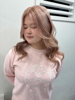 ヴィア(Via)&nbsp;10代20代30代/ペールピンクベージュ/ハイトーン/髪質改善