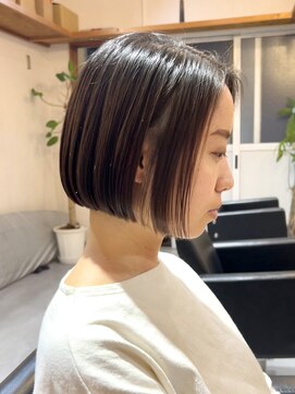 リシェア(re.share) ミニボブ/グレージュカラー/切りっぱなしボブ