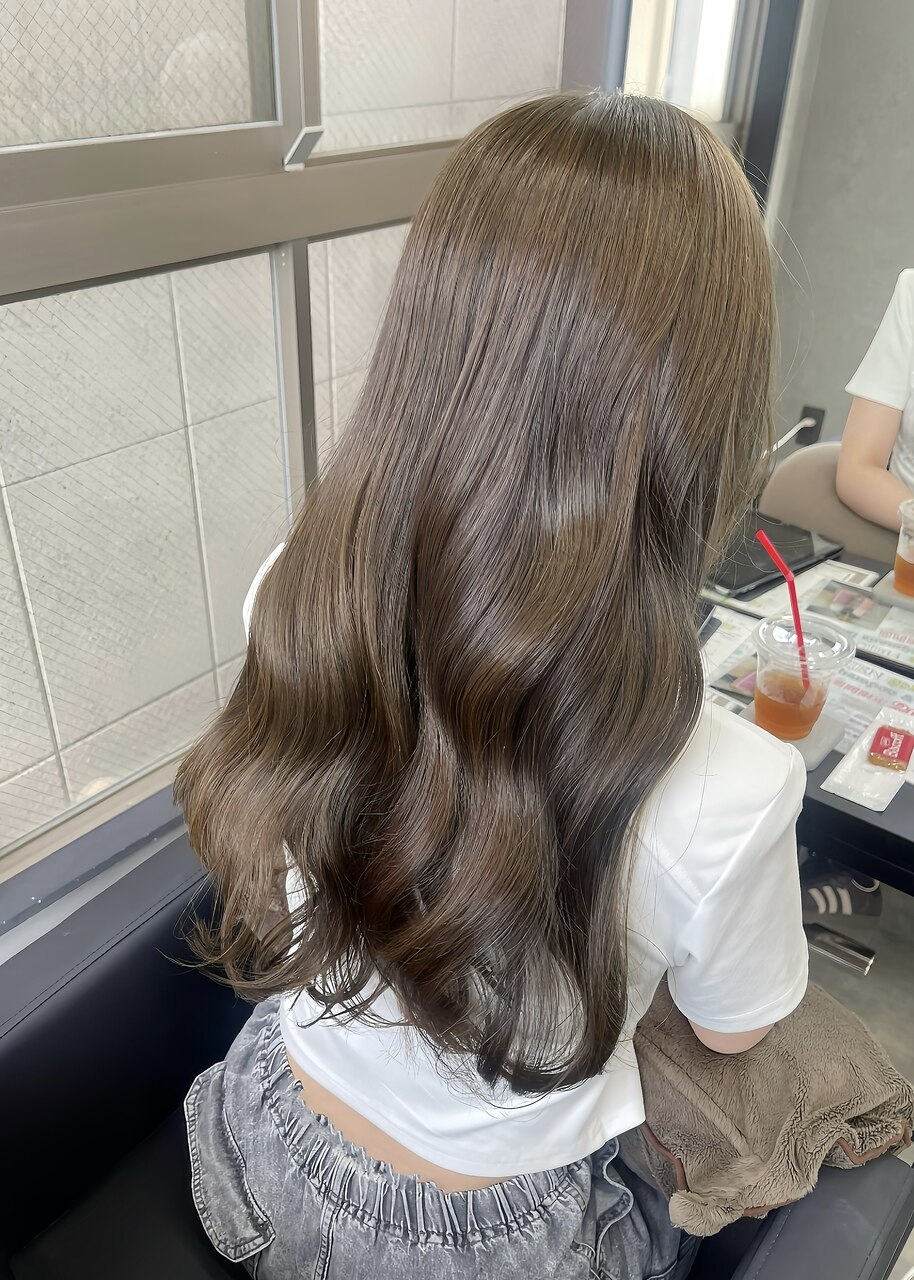 オリーブベージュ/ベージュ/ブリーチなし#浜松駅#カラー：L243434934