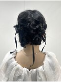 【chome】結婚式参列ヘアセット