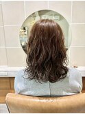 ミディアム　垢抜けパーマ　長崎