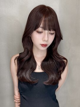 ロンドアンメゾン 原宿(Lond un Maison.) くびれヘア/アプリコットオレンジ/ハイライトカラー/ミディアム