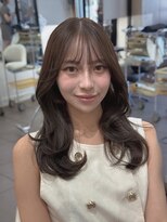インデックスヘアー 錦糸町店(in'dex hair)&nbsp;髪質改善グレージュカラーカーキベージュレイヤーロング錦糸町