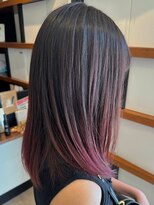 クラップス 横須賀中央店(CLAPS) 横須賀ダブルカラーくびれボブイルミナカラー顔周りレイヤーボブ