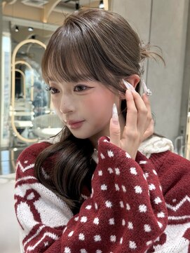 ロンドリメゾン 原宿(Lond re Maison.) オリーブグレー/ボブ/顔周り/小顔/レイヤー/髪質改善/縮毛矯正