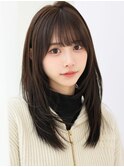 【F】大人かわいい韓国ヘア透明感カラー