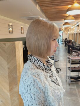 シビバイレボ(CIBI by revo) 地毛風カラー/切りっぱなしボブ/ショートボブ[船橋]