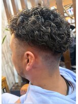 ミュー(m)&nbsp;メンズカット/メンズパーマ/極道パーマ/メンズカラー/メッシュ