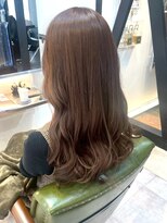 ノッポサン(Noppo3)&nbsp;ミルクティーベージュ ロング ハイトーン ゆる巻きアレンジ