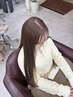 【Yusa指名】カット＋透明感カラー＋トリートメント￥15372～