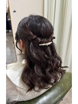 エムドット ヒロシマ(m. HIROSHIMA)&nbsp;ねじりハーフアップ
