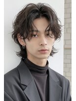リアンメンズ 青山 表参道(Liun men's)&nbsp;ミディアムルーズパーマ