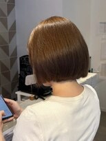アース オーセンティック 三鷹店(EARTH Authentic)&nbsp;コンパクトボブ×ツヤ感ナチュラルブラウン