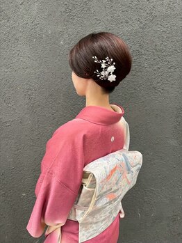 ルナクレセント (Luna crescent)の写真/結婚式などの大切な日は着物で華やかに♪持込着付大歓迎★訪問着¥4500/留袖¥5000/振袖¥6500