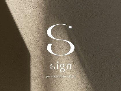 signの写真