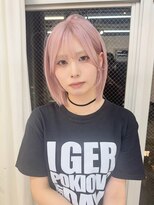 ラニヘアサロン(lani hair salon) ピンクカラー/ベビーピンク/ブリーチ/ハイトーン/ボブ