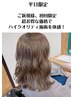 【新規様限定、平日限定】縮毛矯正＋カット　8800円