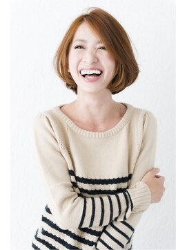 ミンクス 銀座店(MINX) 【MINX土屋】【重め×上品 米倉涼子風ボブ】オレンジベージュ