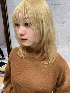 ラフトーキョウセカンド(RAF TOKYO 2nd) 【RAF TOKYO 2nd Rina 】ウルフカット×ブランドヘア