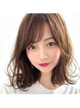 ライムヘアービューティフィー(Lime hair beautify) 透け感外ハネミディ☆