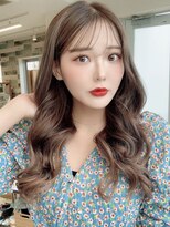 キューミー(Qmee)&nbsp;前髪パーマで透けバング☆韓国くびれ抜け感ヘアで２０代３０代◎