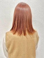 エクラヘア(ECLAT HAIR) オレンジベージュカラー