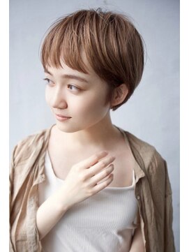 クレドガーデン 綾瀬店(CRED GARDEN) 眉上バング/フレンチガーリー/ヘーゼルベージュ/マッシュボブ55