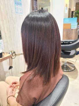 ヘアサロン フラット(hair salon flat) プロテストリートメント20代30代ブラウンミディアムナチュラル