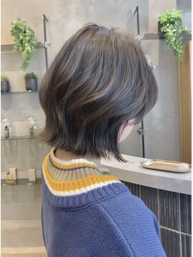 レーヴバイロンド 仙台(Reve by Lond) 仙台美容室韓国風ショートボブサイドバング顔まわりカット