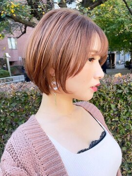 ロンドホットリップ 立川(Lond hot lip) 大人ガーリー×前髪/顔周り髪質改善ショート[立川]