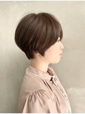 ひし形シルエットで美人度UPショート