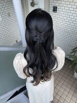 フェリーチェ(Felice)&nbsp;ハーフアップ　お呼ばれヘア　パーティヘア