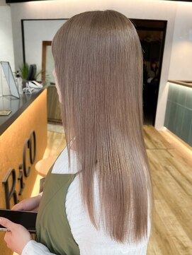 リコ(RiCO) ツヤ髪スタイルブルージュミルクティーベージュ 町田 髪質改善