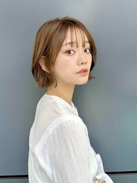 グルグル 札幌大通(GULGUL) ボブルフ/ネビージュ/小顔/ワンレン/黒髪/札幌大通