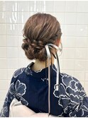 【平林鼓】夏祭り！浴衣着付けとヘアセットで可愛く！！