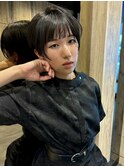 【 タイトラインショート × モード ×  ストレート 】浅野美紀
