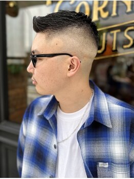 ローサムカットワークス(LOSOME CUT WORKS)の写真/【浅間町】受賞歴やテレビにもヘアスタイルを掲載された経歴もあるメンズフェード専門店！
