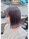 #PINQ　#ぷつっとボブ　#タッセルボブ　#ラベンダー